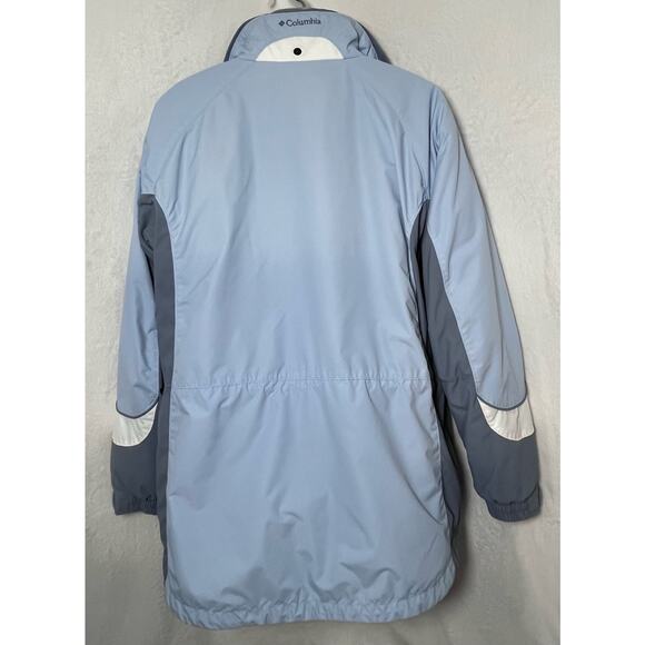 COLUMBIA 3 in 1 INTERCHANGE Fleece Lined Mid length Weather Proof Jacket Coat XL - Picture 3 of 11